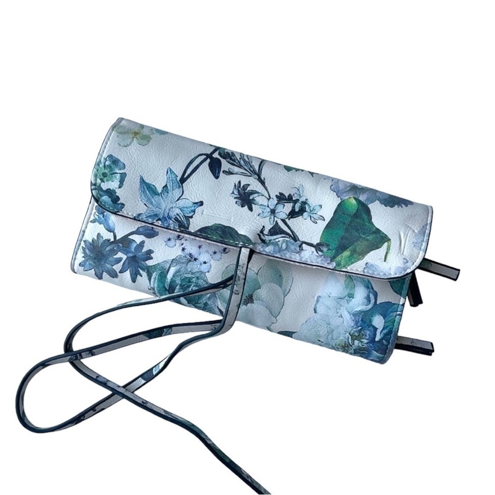 Make up or pencil floral zipper pouch  bag